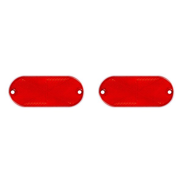 Curt Replacement 18113 Reflectors for Aluminum Cargo Carrier  2Pack 19234